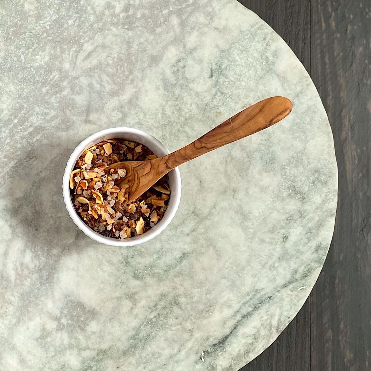 Olive Wood Condiment Spoon