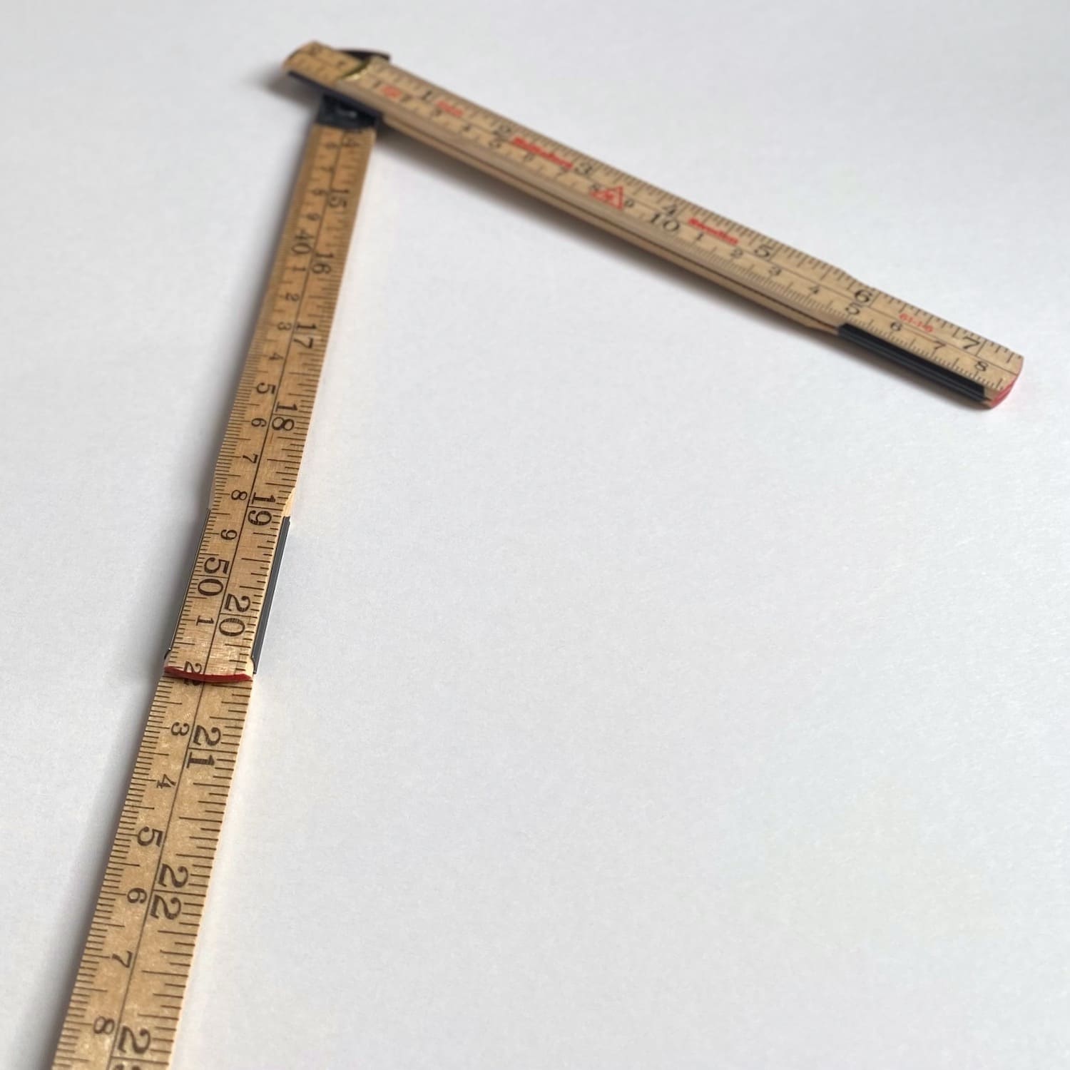 One Meter Folding Wooden Rule