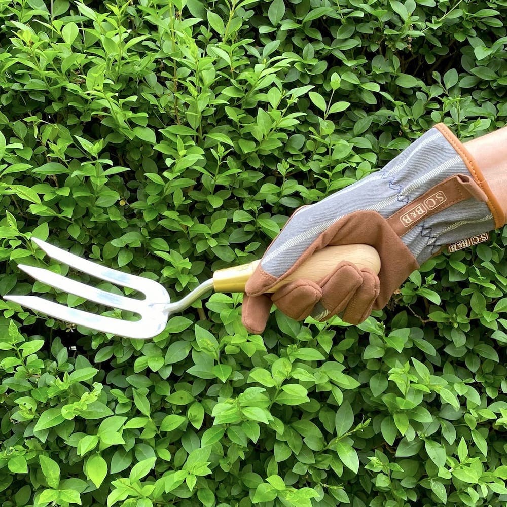 Cotton Ticking Gardening Gloves