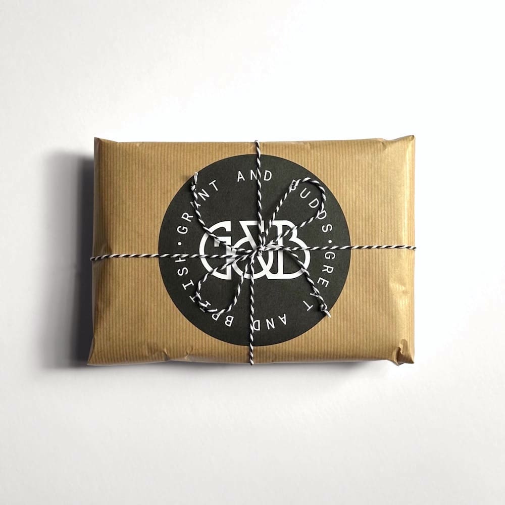 Large Gardeners Scissors with Recycled Leather Case - Brown