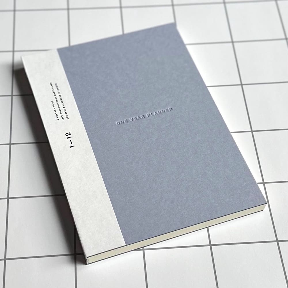 One Year Planner - Monthly - Lilac Grey