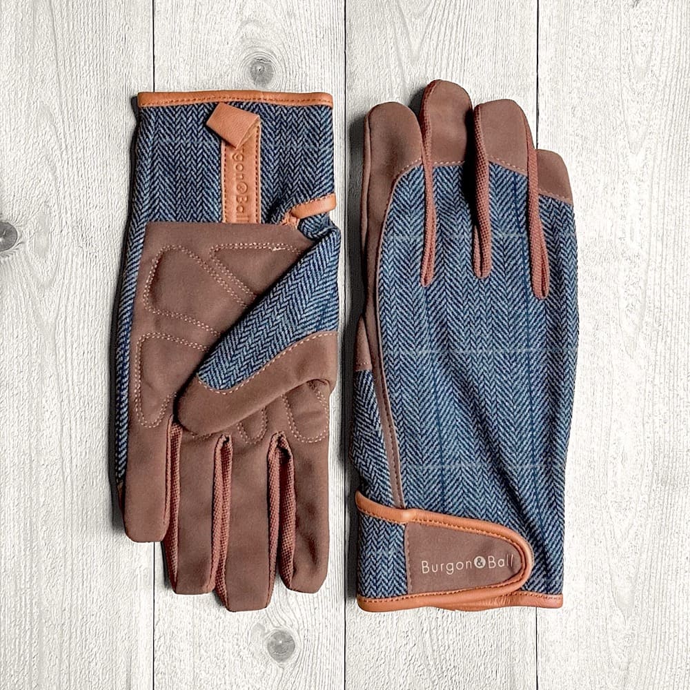 gardening gloves burgon and ball Gentleman's Gardening Gloves - Grey Tweed