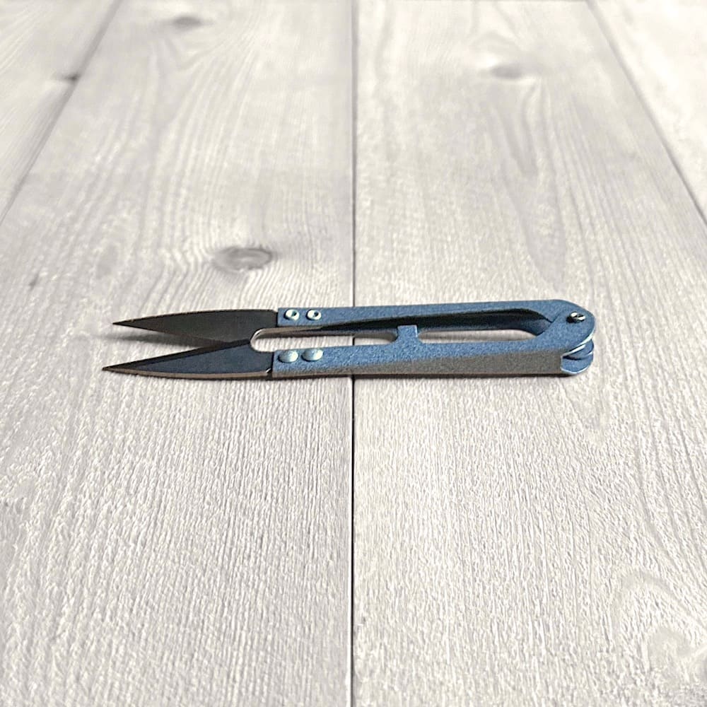 Gardeners Mini Snips with Recycled Leather Case - Brown