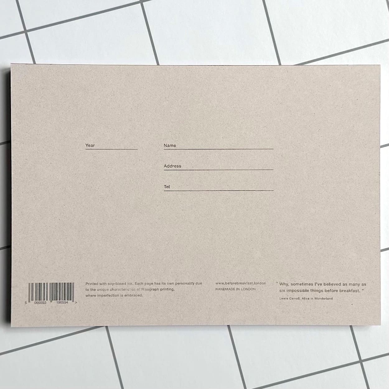 Weekly Notepad - Mid Grey