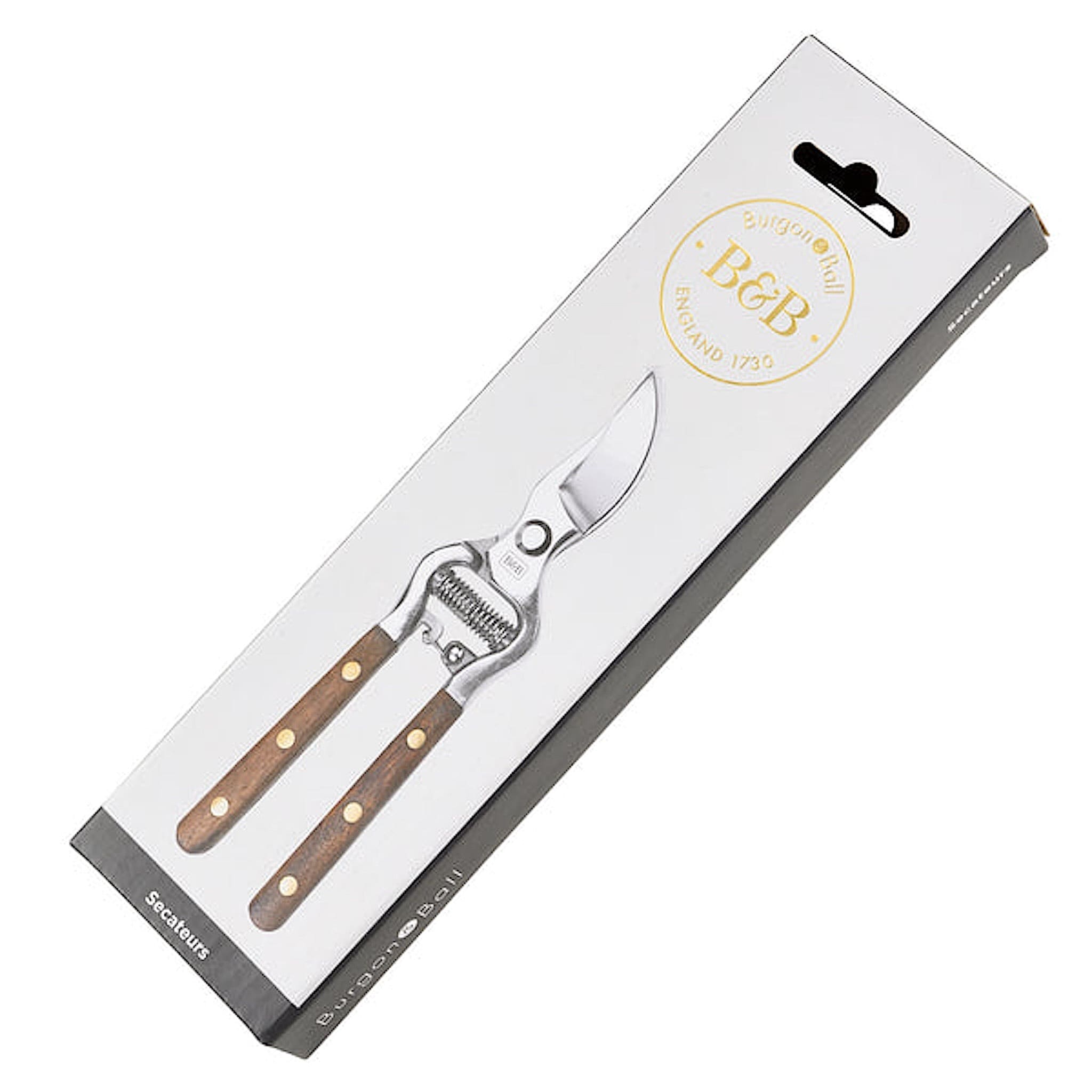 Wooden Handled Stainless Steel Secateurs