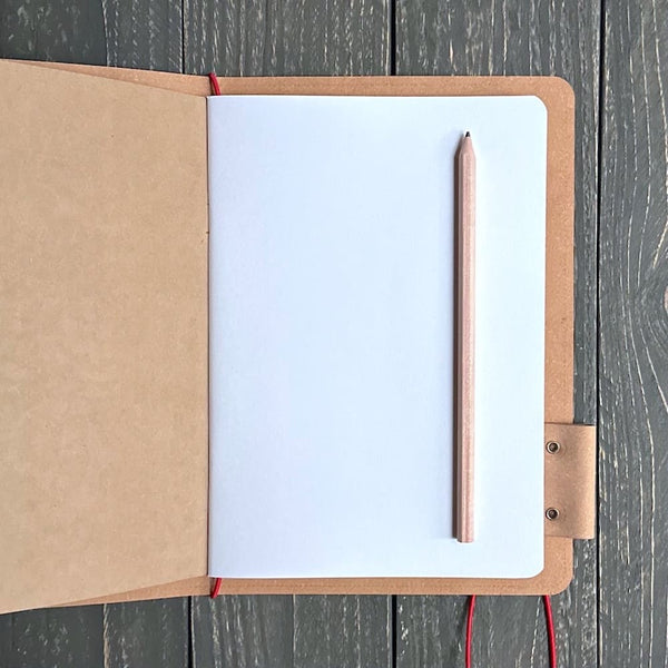 A5 Refillable Recycled Leather Covered Notebook - Sting In The Tail ...