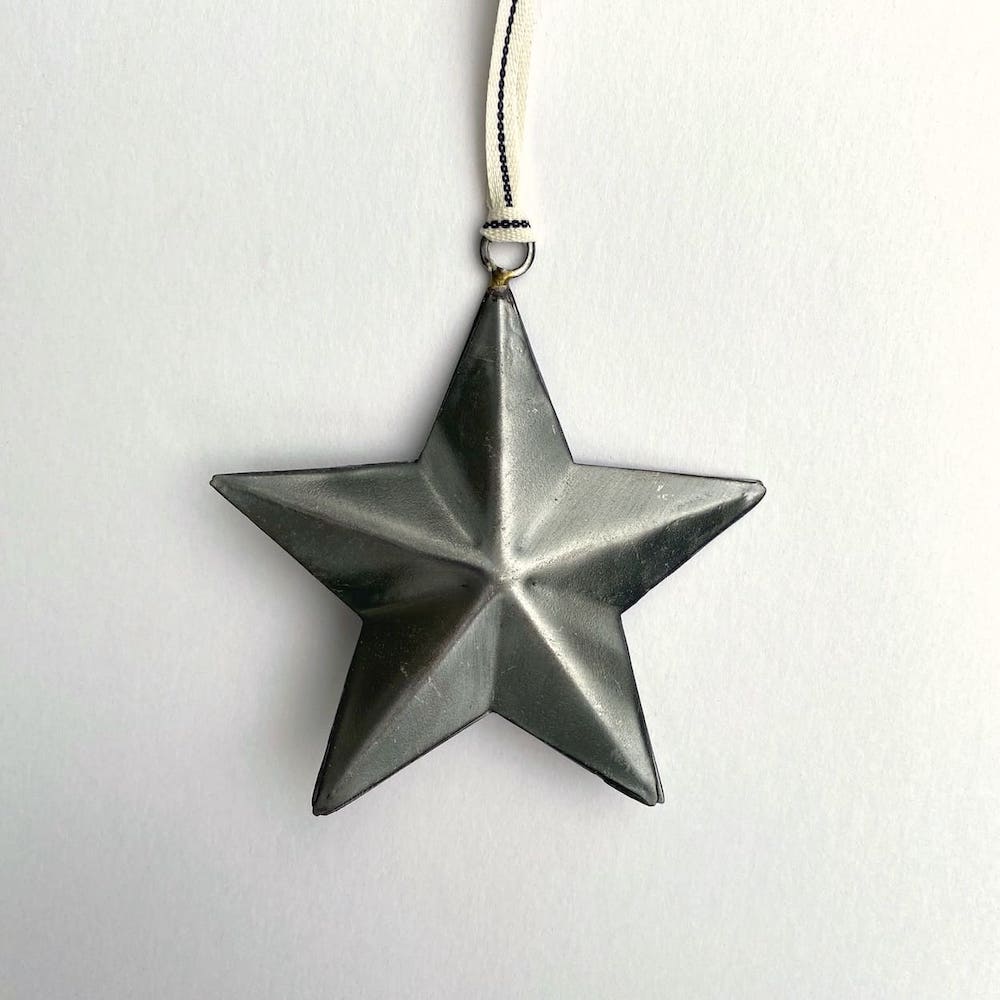 Aged Steel 3D Star