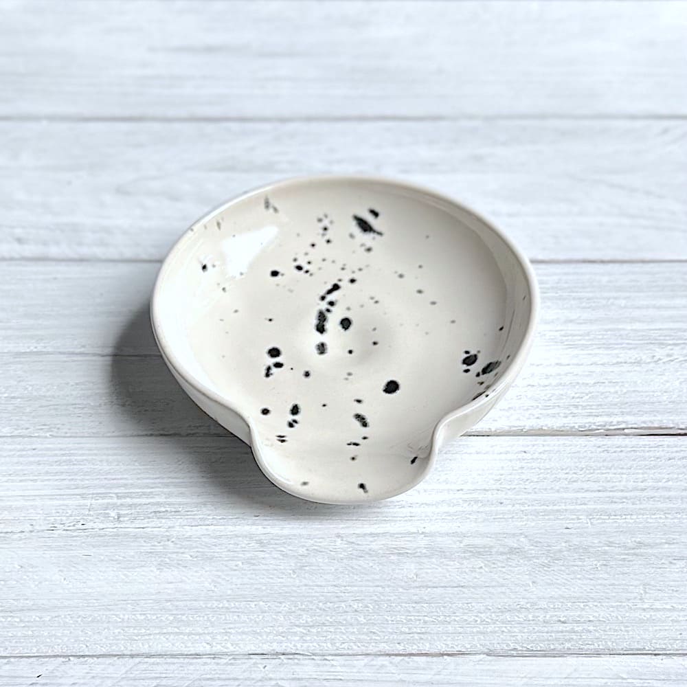 Speckled Ceramic Spoon Rest