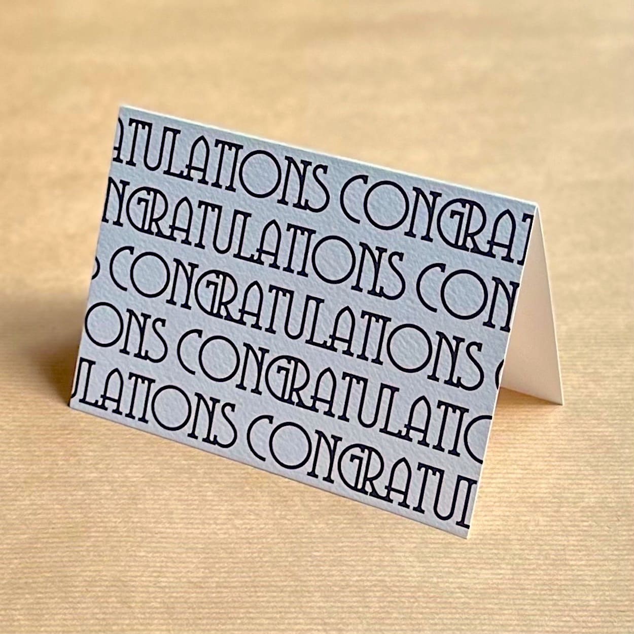 Hand Written Message Card - Congratulations