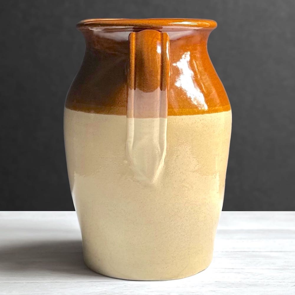 Two Tone Farmhouse Stoneware Jug - Extra Large