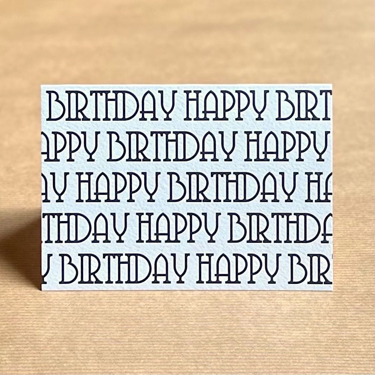 Hand Written Message Card - Happy Birthday