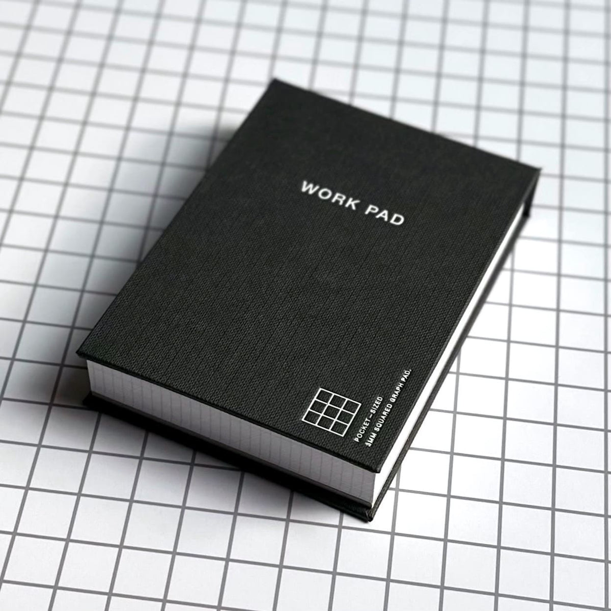 Hardback Notepad A7 Pocket Size Gridded Hardback Notepad - British Made - Black - Before ...