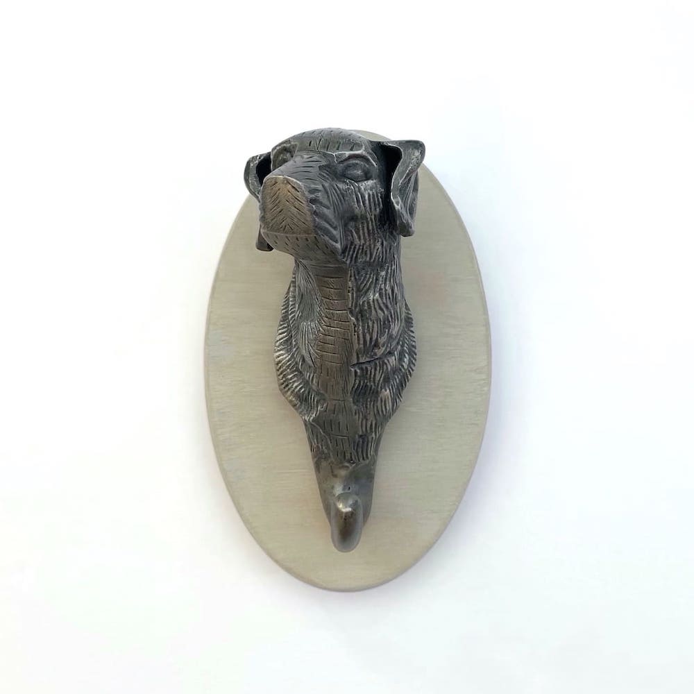 Oval Mounted Canine Coat Hook