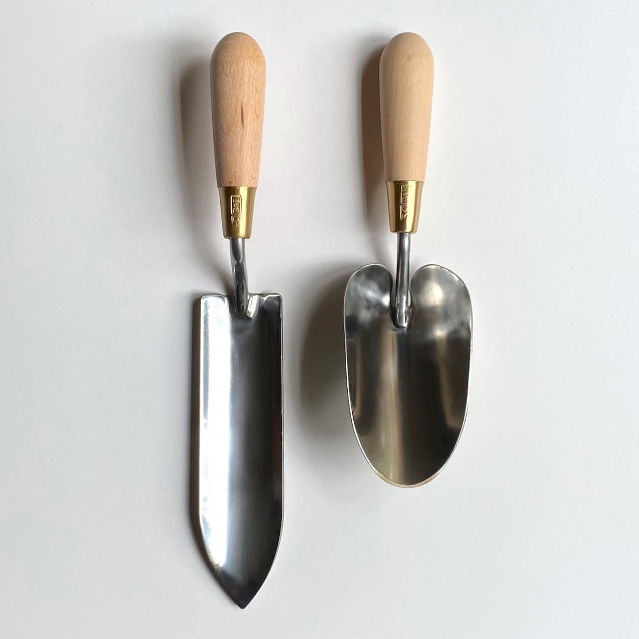 Beech Handled Stainless Steel Narrow Trowel