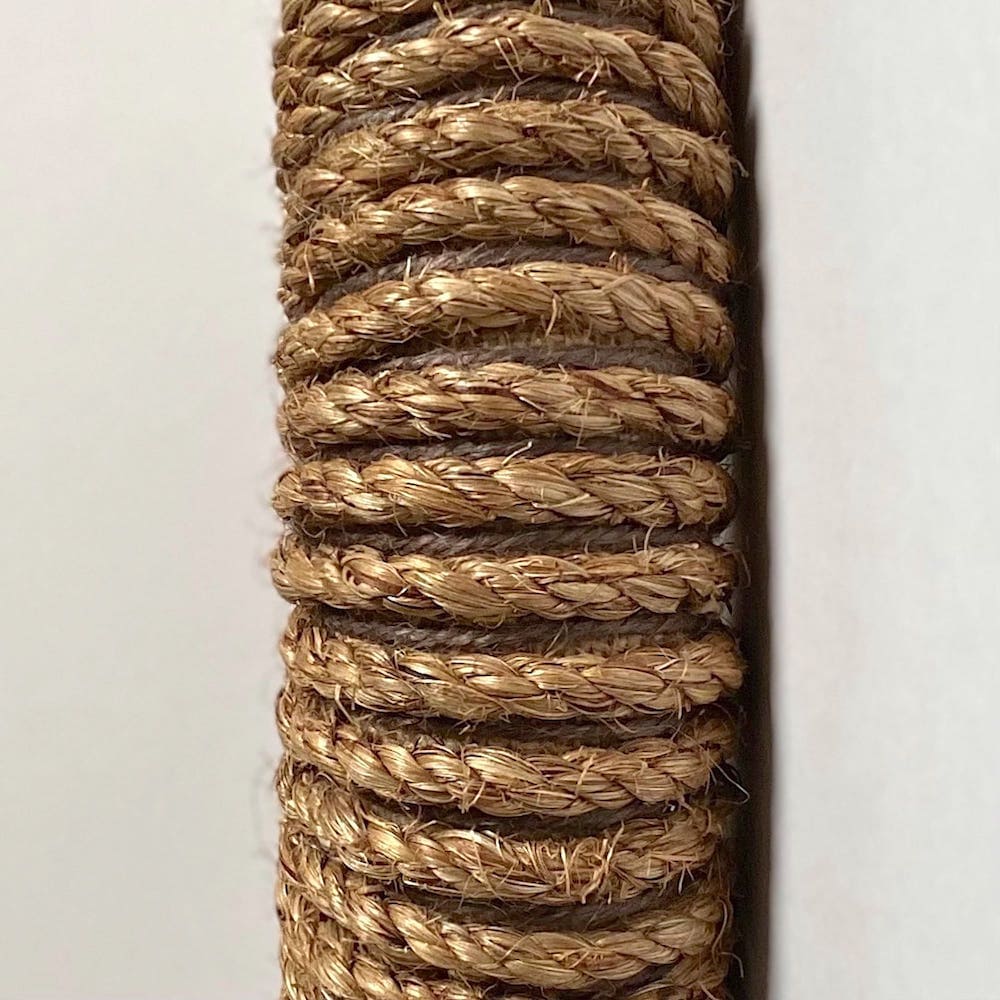 Manila Rope Bound Wreath - Taupe