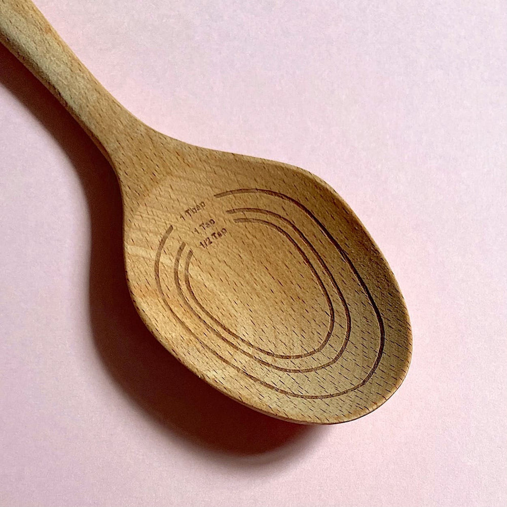 Mason Cash Mixing Spoon - Beech Wood & Silicone | Gift Wrapped