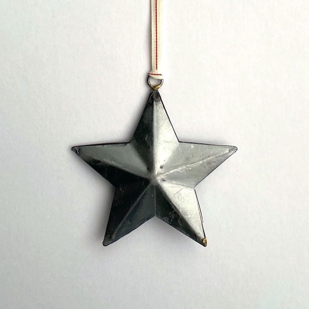 Aged Steel 3D Star