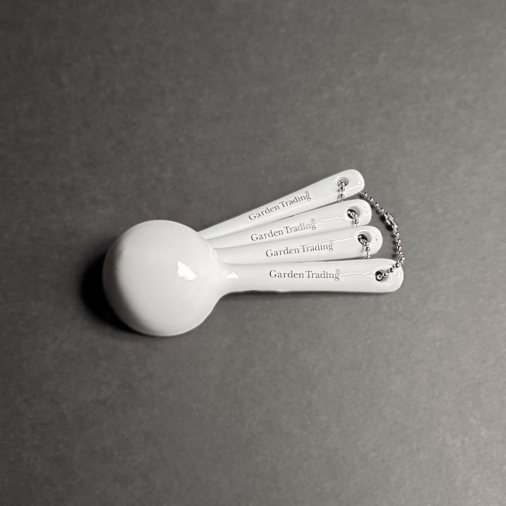 Rialto Measuring Spoons - White Porcelain