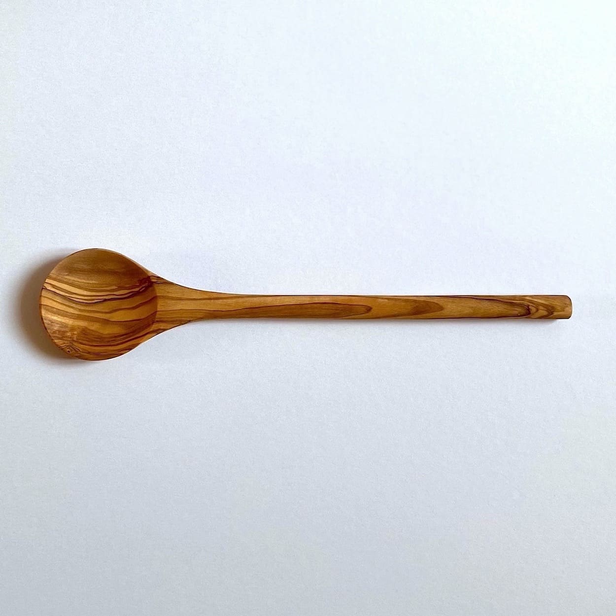 Olive Wood Round Mixing Spoon
