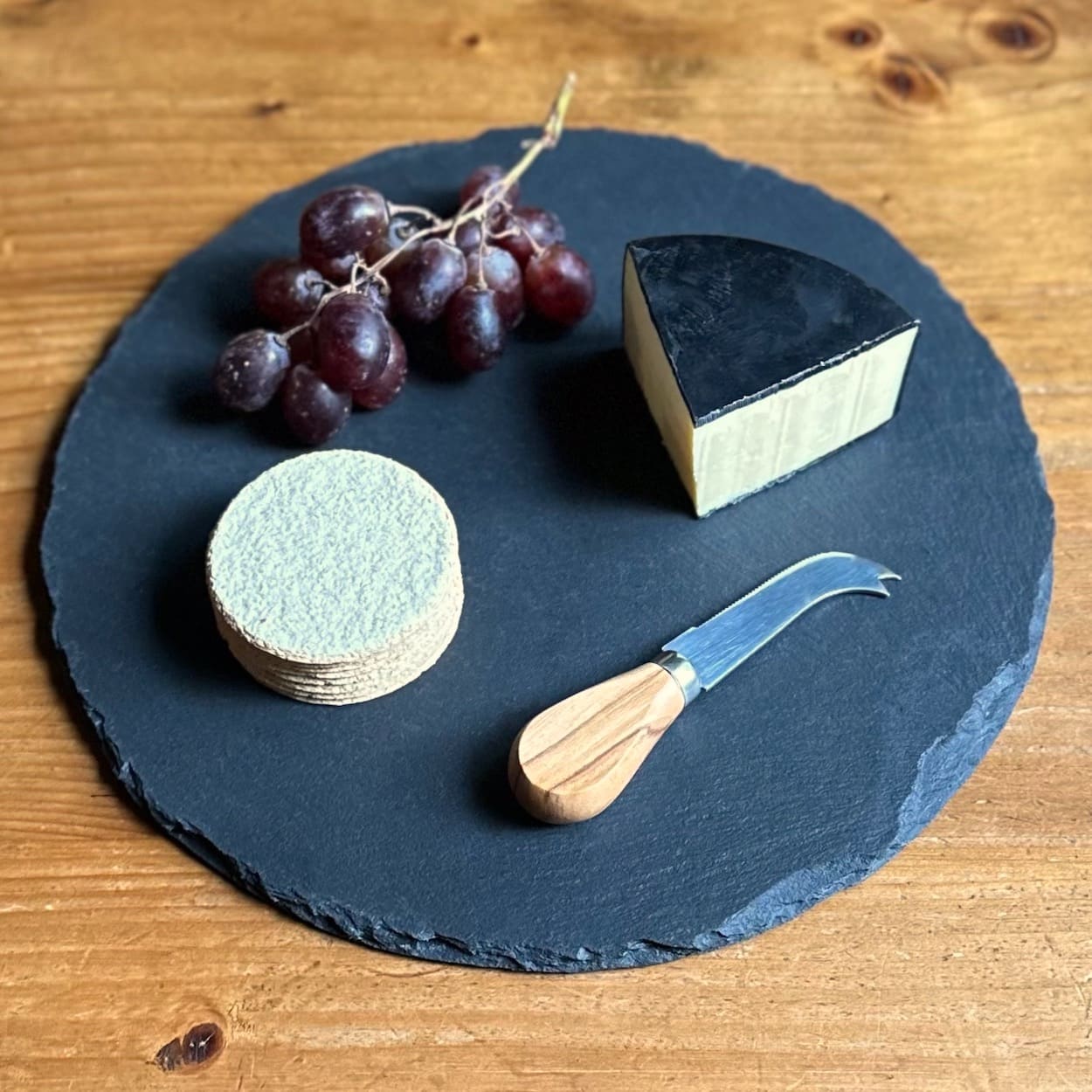 Trio of Mini Olive Wood Cheese Knives