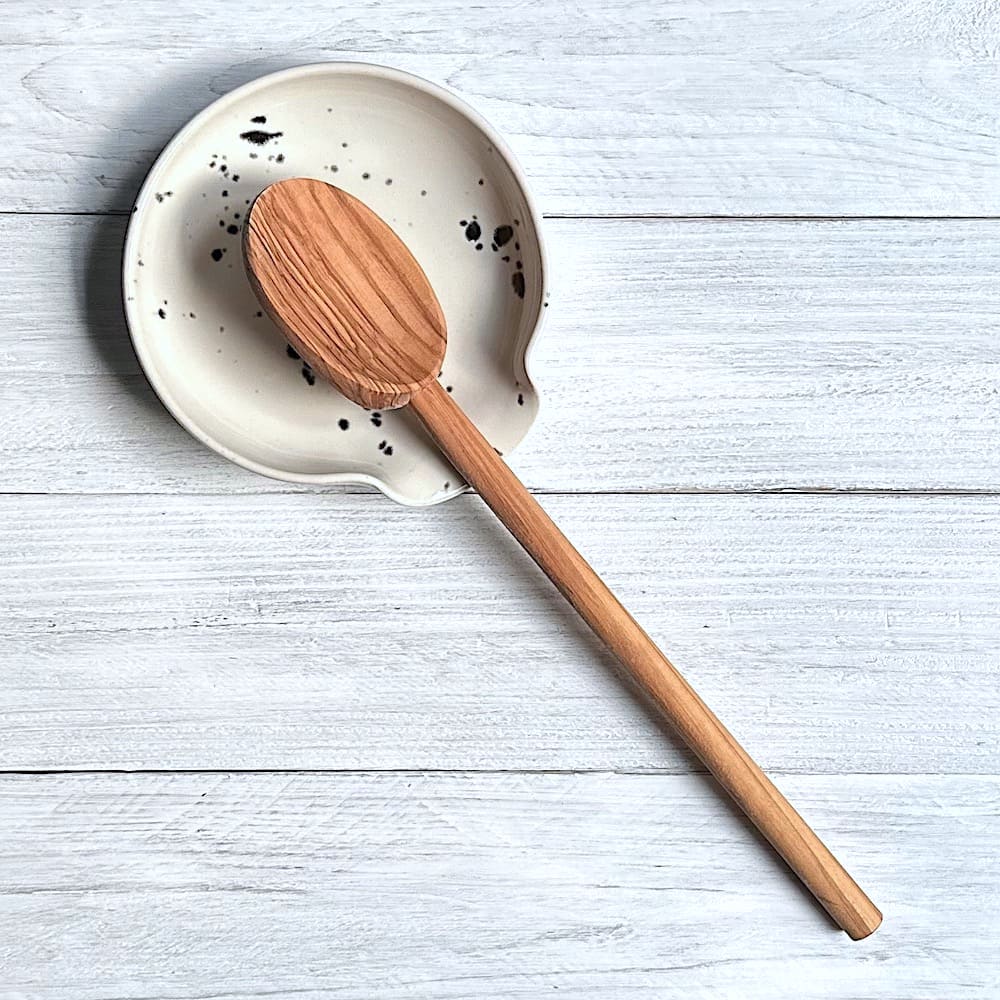 Speckled Ceramic Spoon Rest