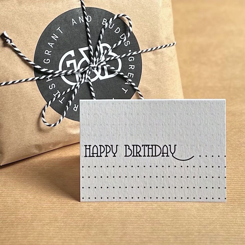 To & From Mini Card - Happy Birthday