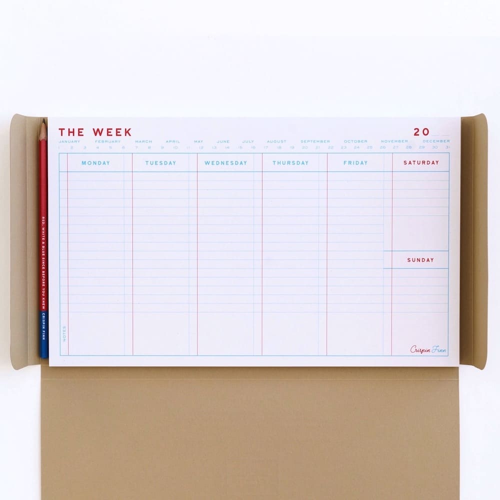 Weekly Planner Desk Pad