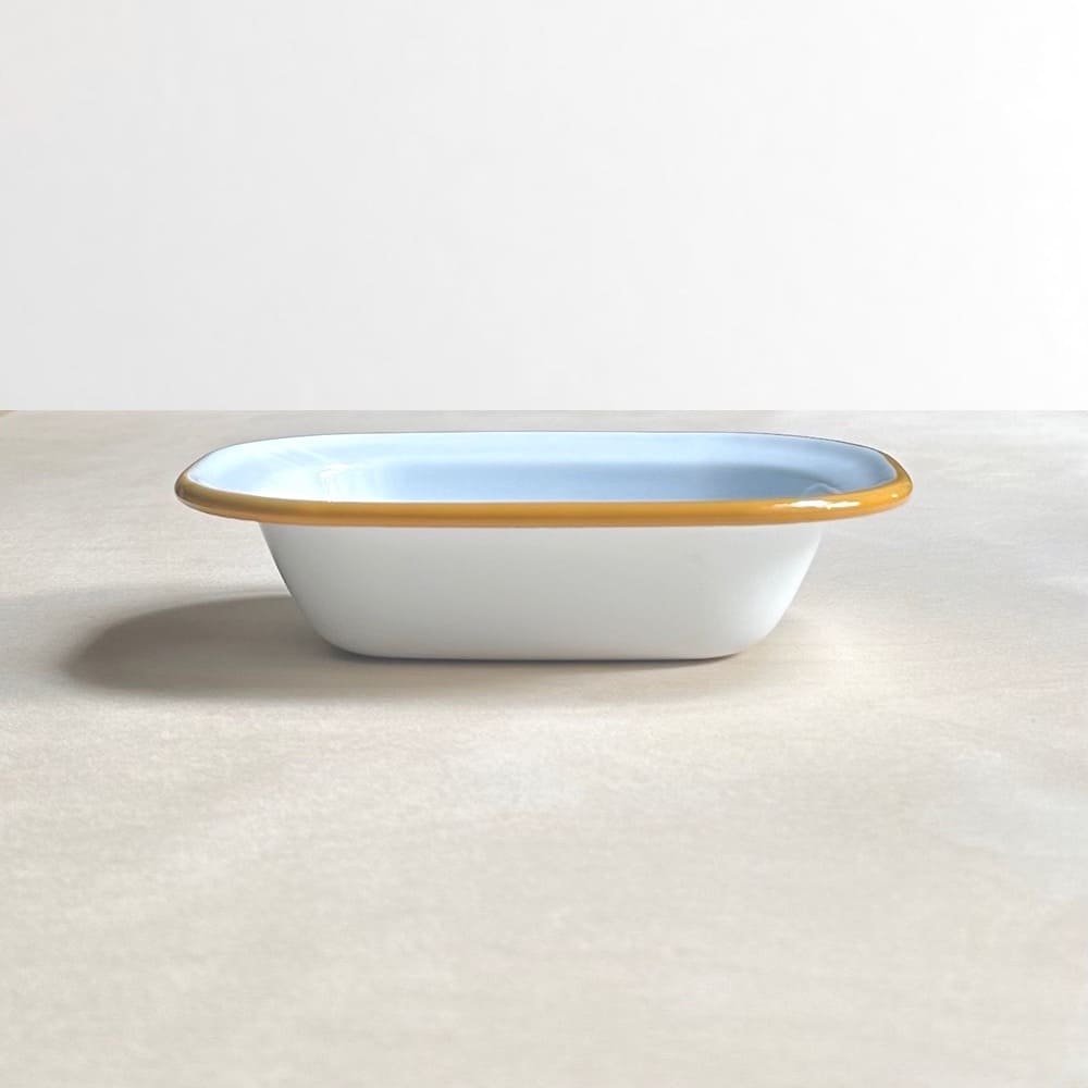 Dunelm Individual Enamel Pie Dishes Rimmed Pie Dish Small Enamel
